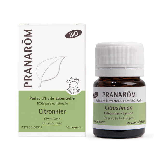 Citronnier - Perles d'huile essentielle - Pranarom